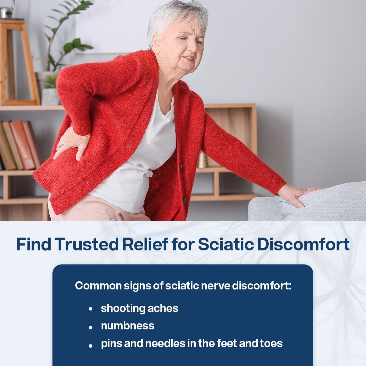SciatiEase SciatiComfort Spine & Disc Support Supplement, 30 Day Supply SciatiEase