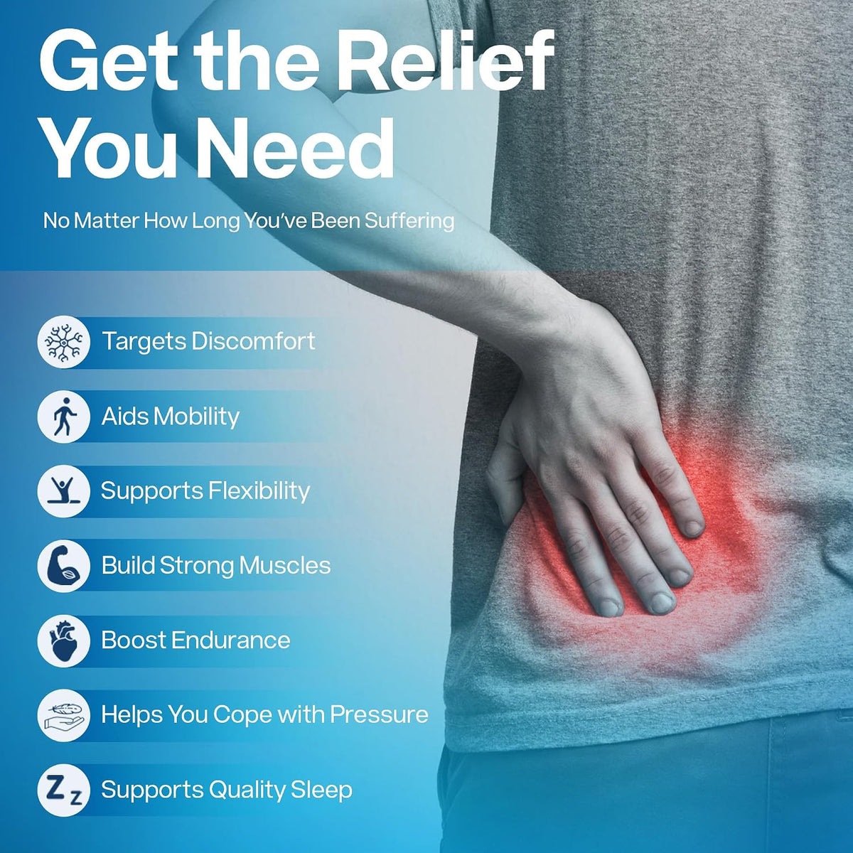 SciatiEase Sciatic Nerve Health Support Supplement, 120 Capsules SciatiEase